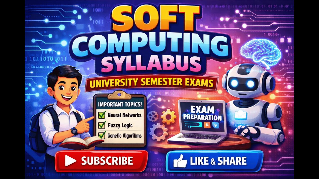 Soft Computing Full Syllabus | BTech BE MCA Semester Exam #BE#MCA#AKTU#GTU#RTU#RGPV#JNTU#DU#ipuc
