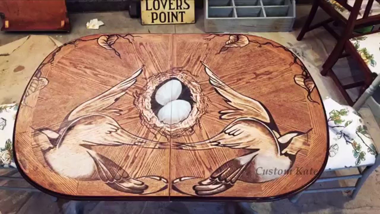The Bird's Nest Table by Custom Kate
