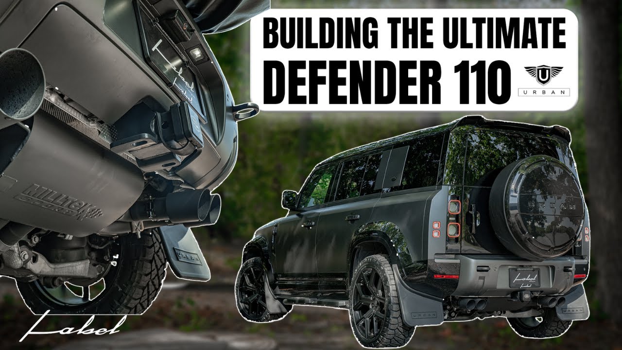 THE Ultimate URBAN Defender 110 WIDETRACK COMES ALIVE! Design, Sound, and Performance. WE BUILD IT!!