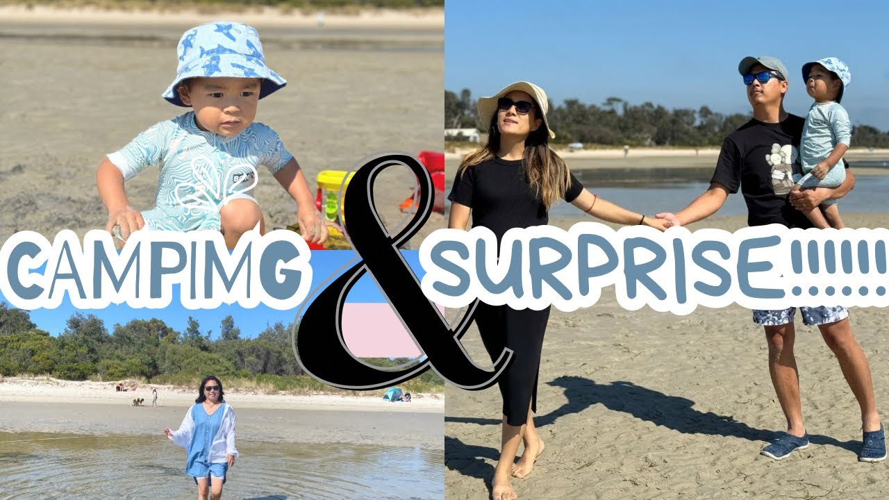 Long weekend camping // huge suprise for our viewers and subscribers