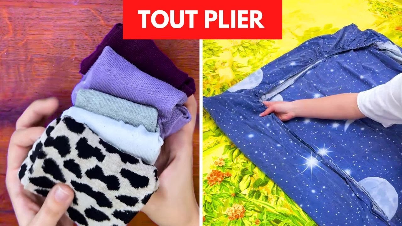 26 techniques futées pour PLIER tout rapidement et efficacement 🤯