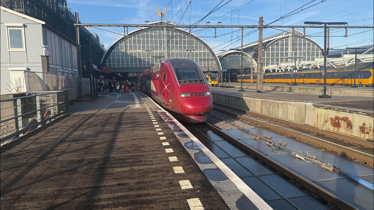 Treinrit Amsterdam Centraal - Rotterdam Centraal Met Eurostar PBKA/Omleinding 17 Januari 2026