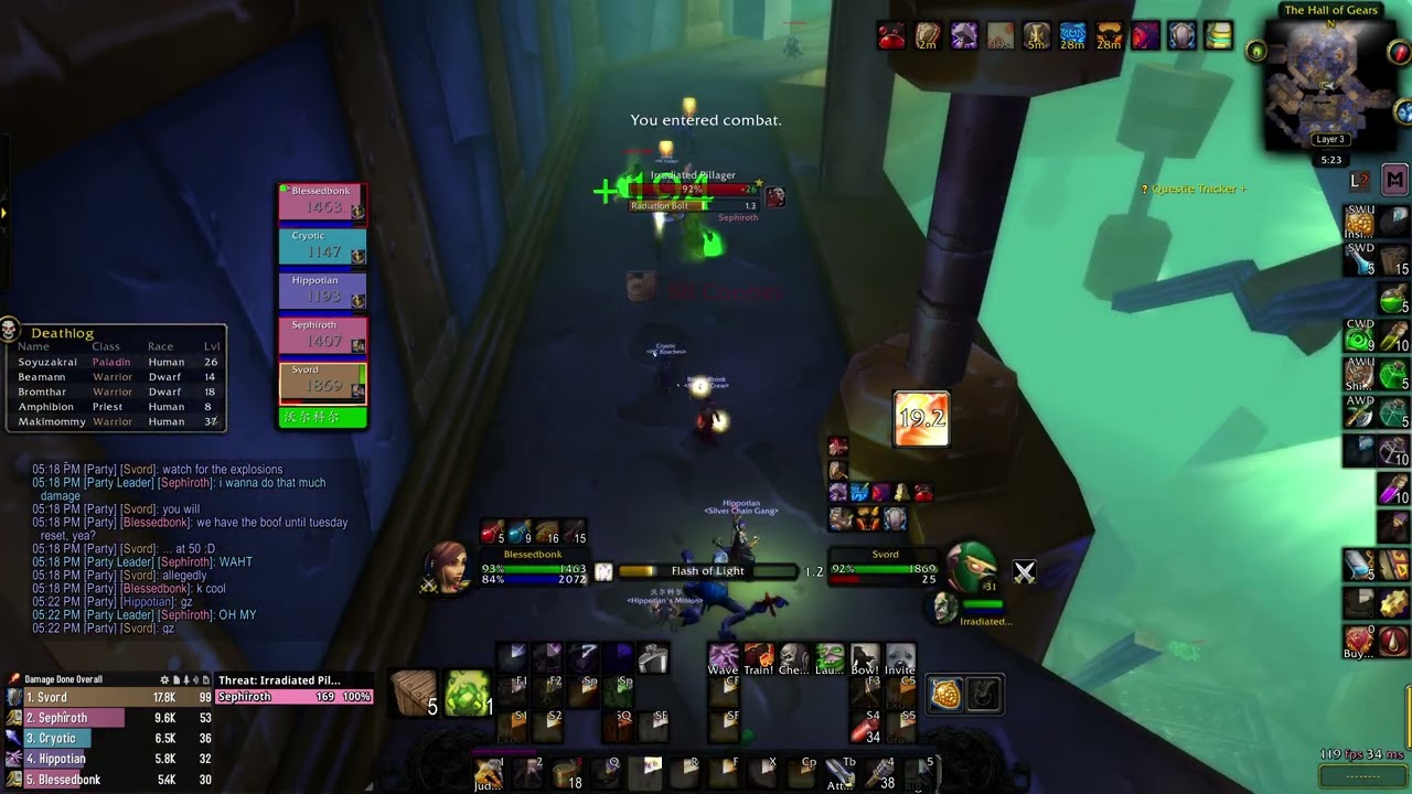 Gnomeregan Holy Paladin POV | Wow Classic Hardcore Doomhowl