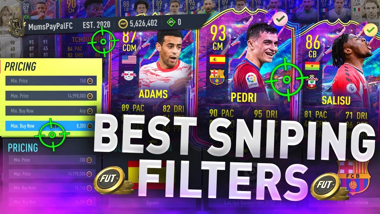 THE BEST SNIPING FILTERS #127 🤩 *MAKE 200K QUICKLY* (FIFA 22 BEST SNIPING FILTERS TO MAKE COINS)