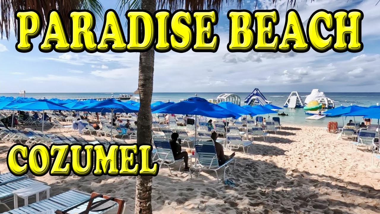 Paradise Beach Cozumel Mexico Tour