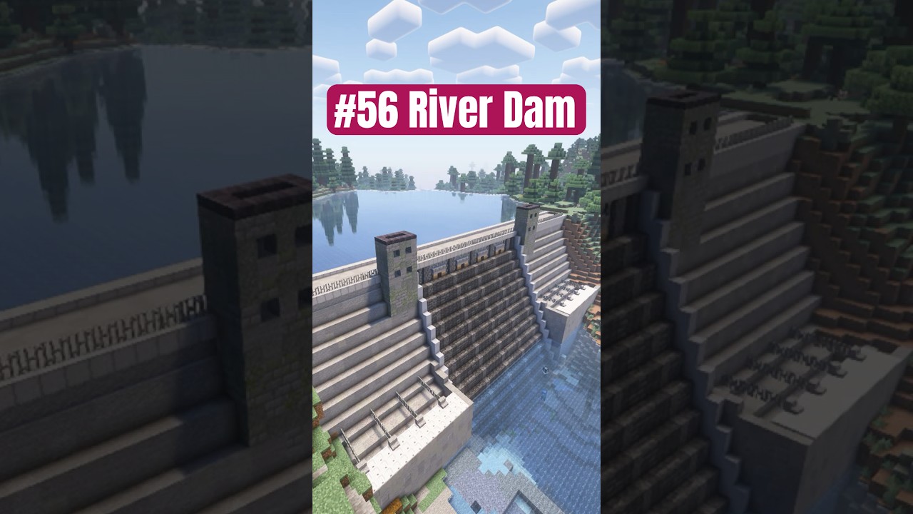 I build your comments in Minecraft #56 River Dam