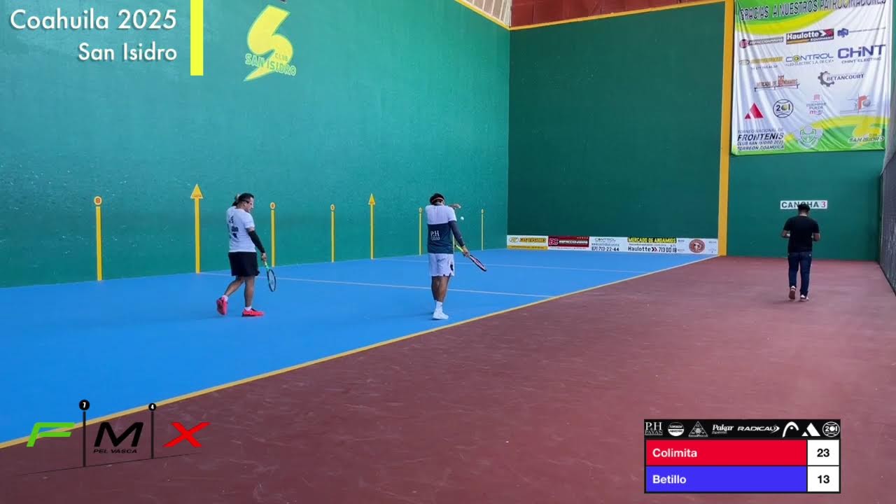 Abierto Nacional de Frontenis  Torreón 2025 FINAL  Colimita VS Betillo
