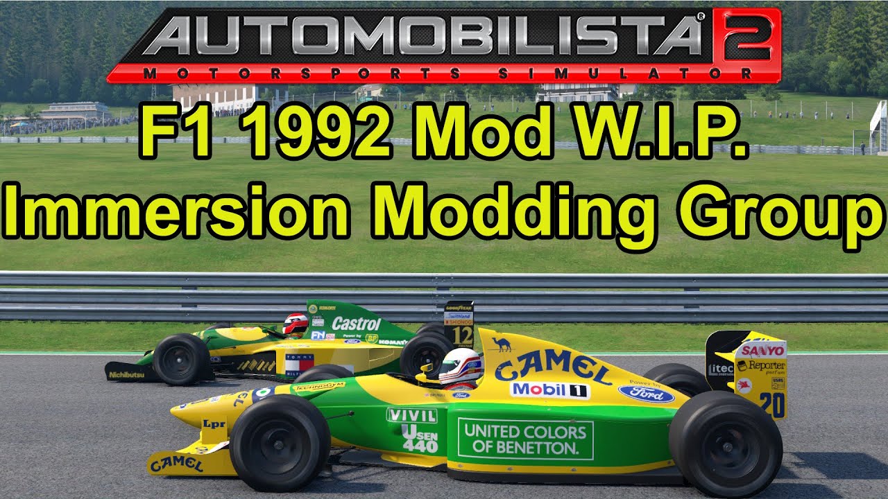 Automobilista 2 F1 1992 Mod Immersion Modding Group