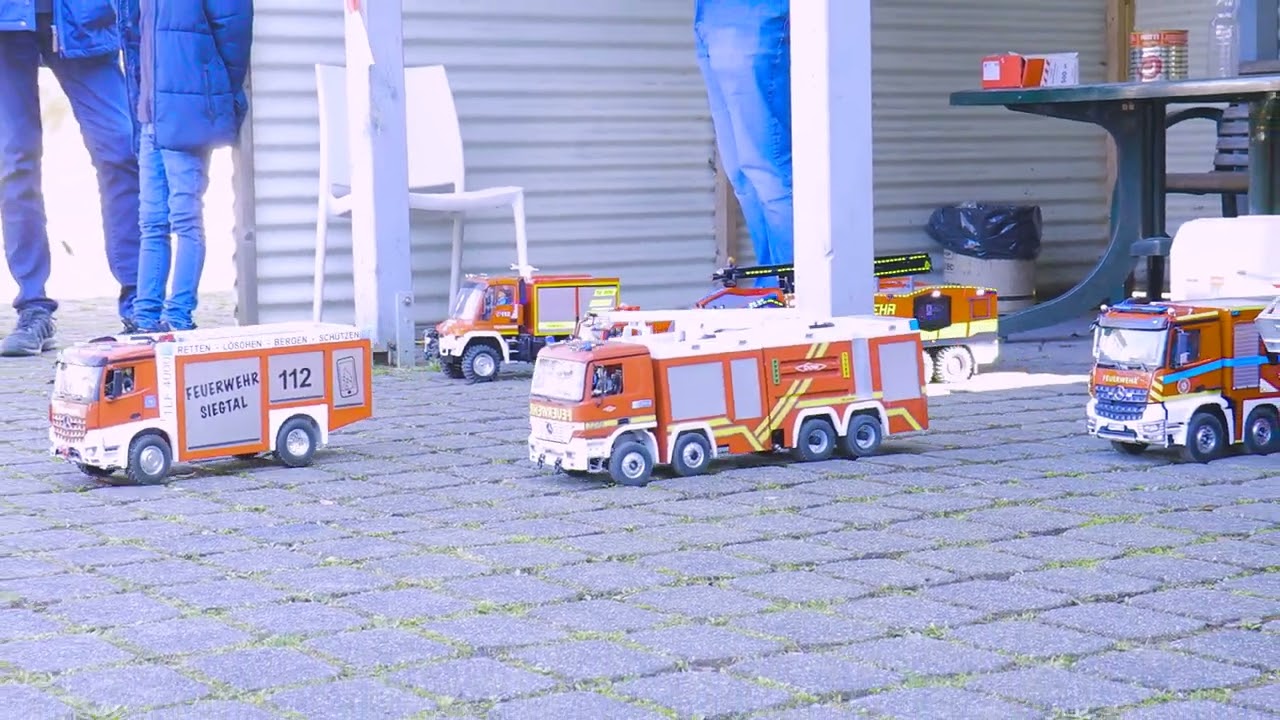 Feuerwehreinsatz der Truck-Freunde Siegtal