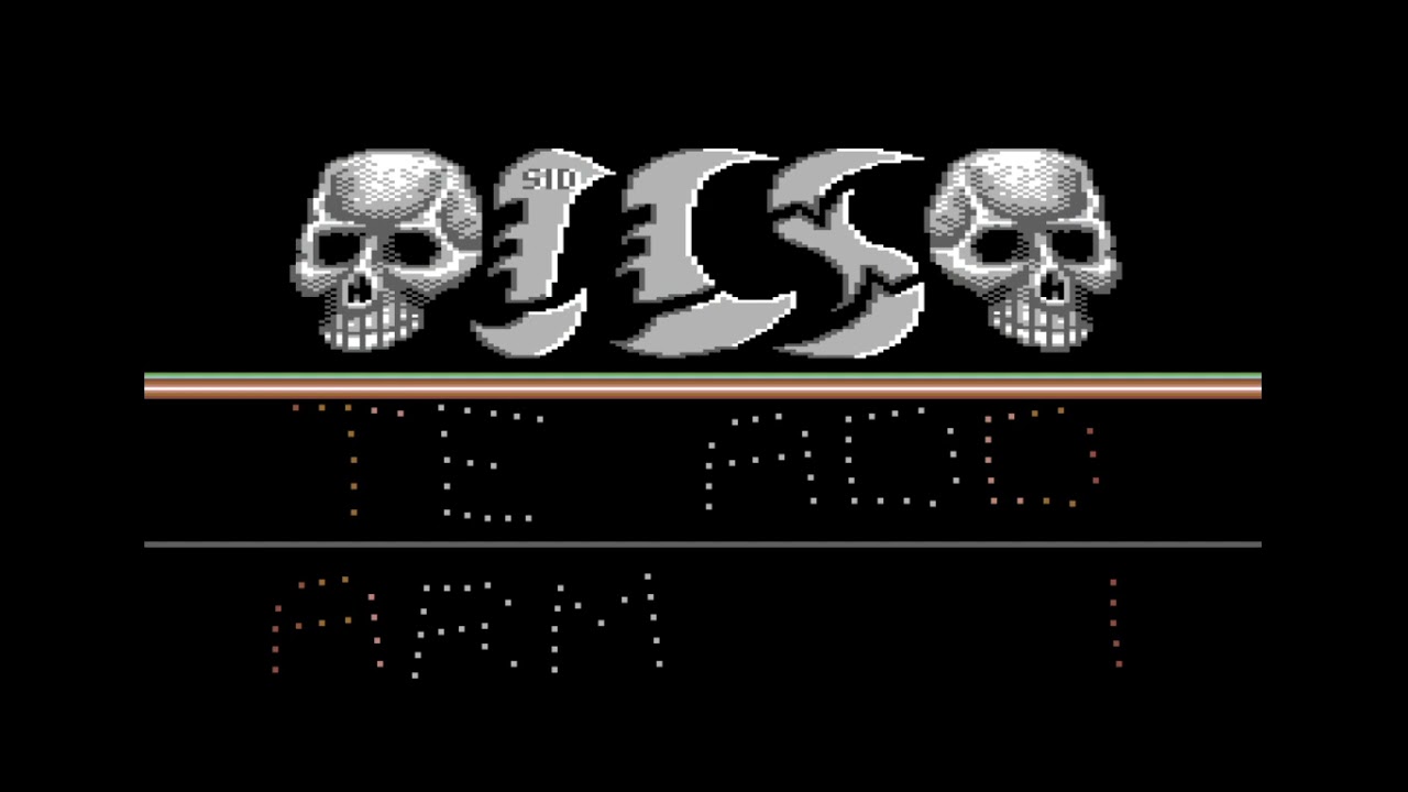 Italian Cracking Service - ICS Intro (Skulls & Dots) | C64 Crack Intro
