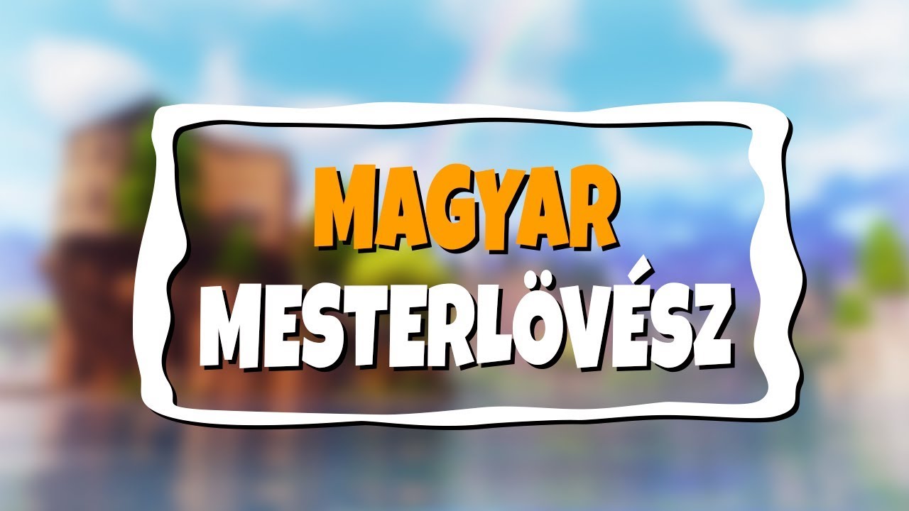 A MAGYAR MESTERLÖVÉSZ! | SNIPER KIHÍVÁS! (Fortnite Battle Royale)