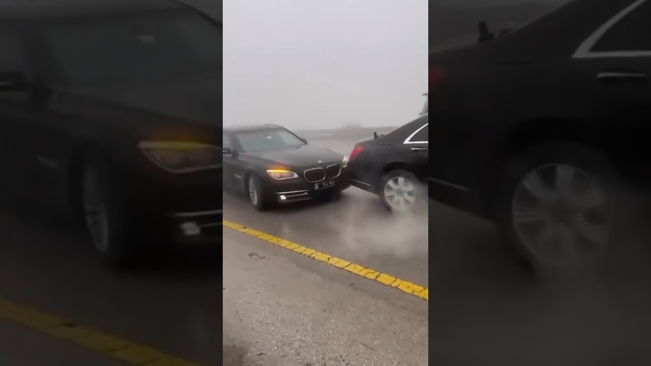 Heavy fog accident in motorway,M2 #shortvideo #video #shorts #foggy #shortsvideo