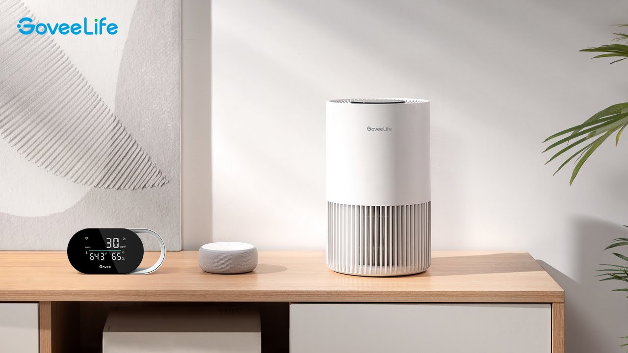 GoveeLife Smart Air Purifier | It's purification that fits right on your desk!