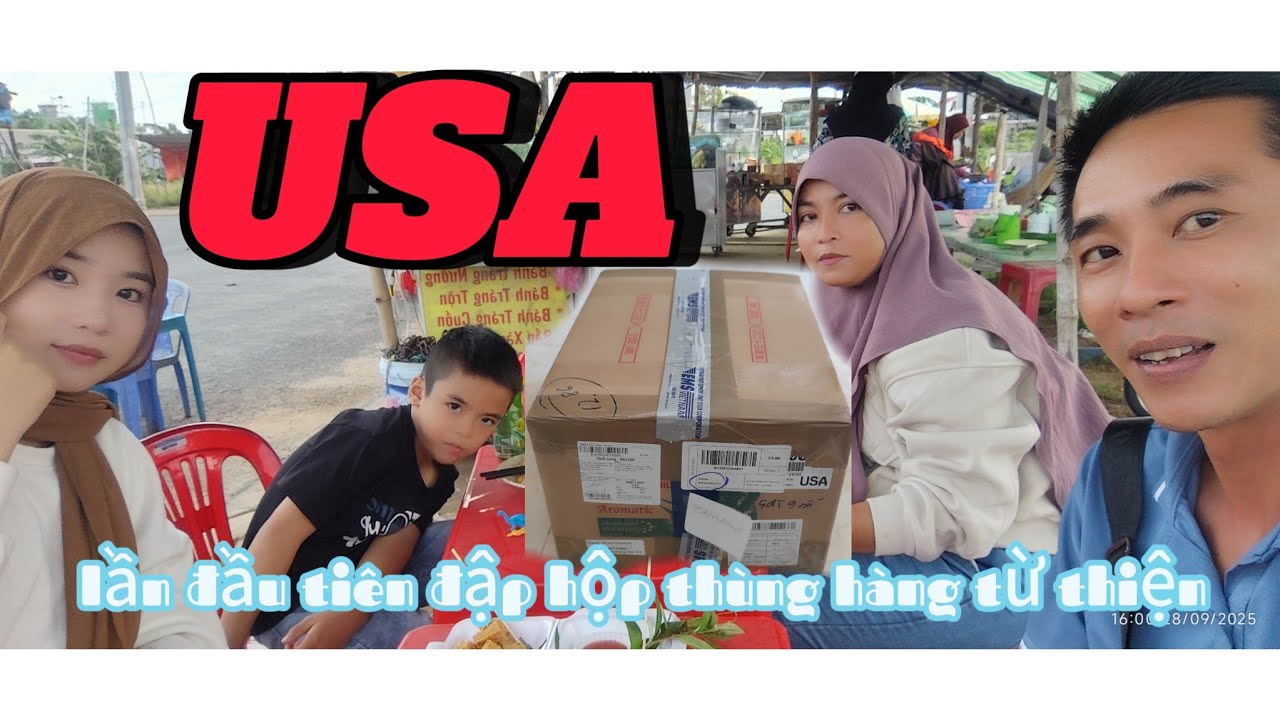 Lần đầu tiên khui thùng hàng USA cảm giác như trên mây