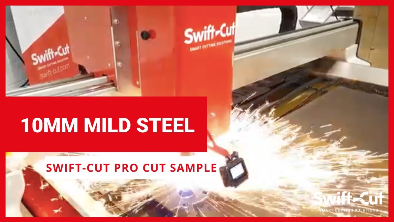 10mm Mild Steel Cut on Swift-Cut Pro