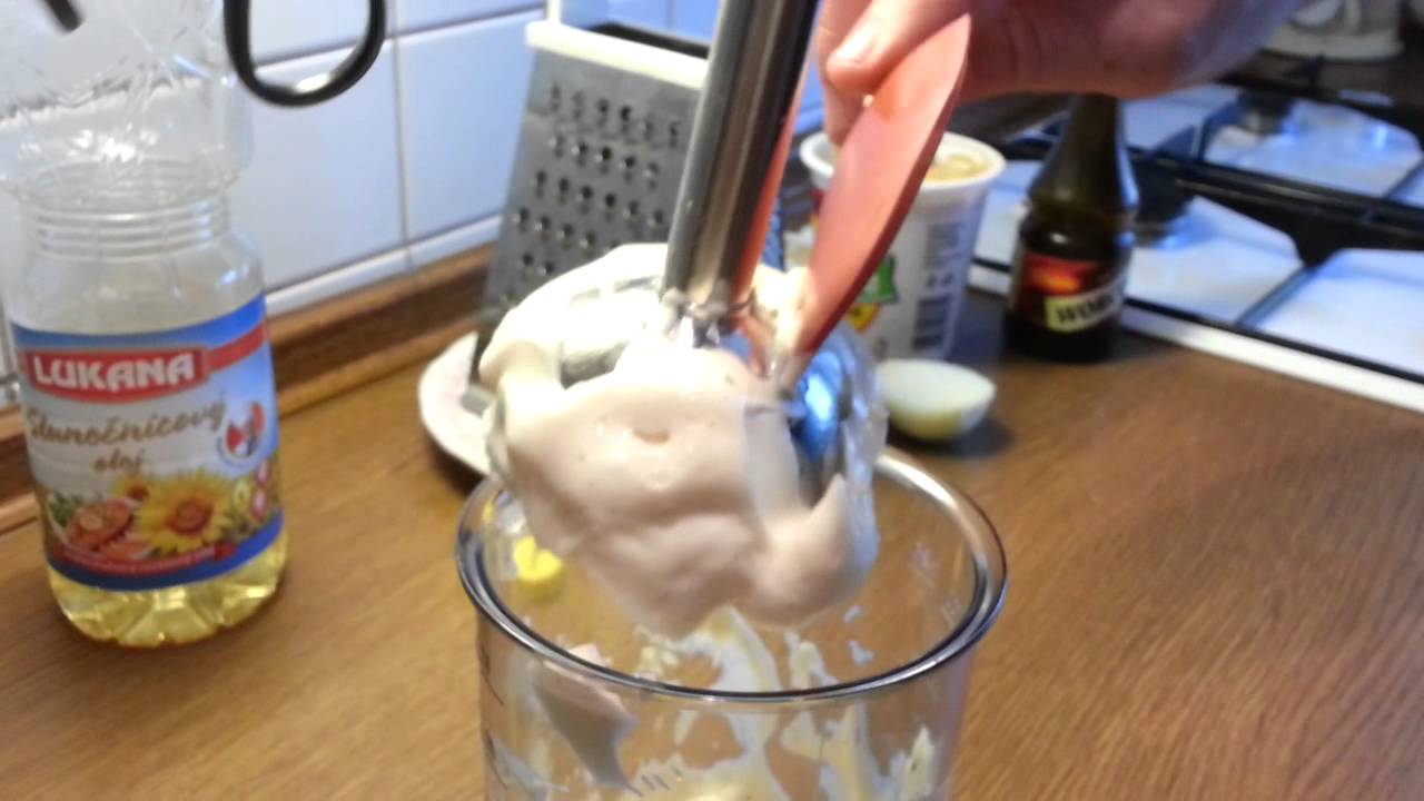 Quick home-made tartar sauce, Rychlá výroba tatarské omáčky