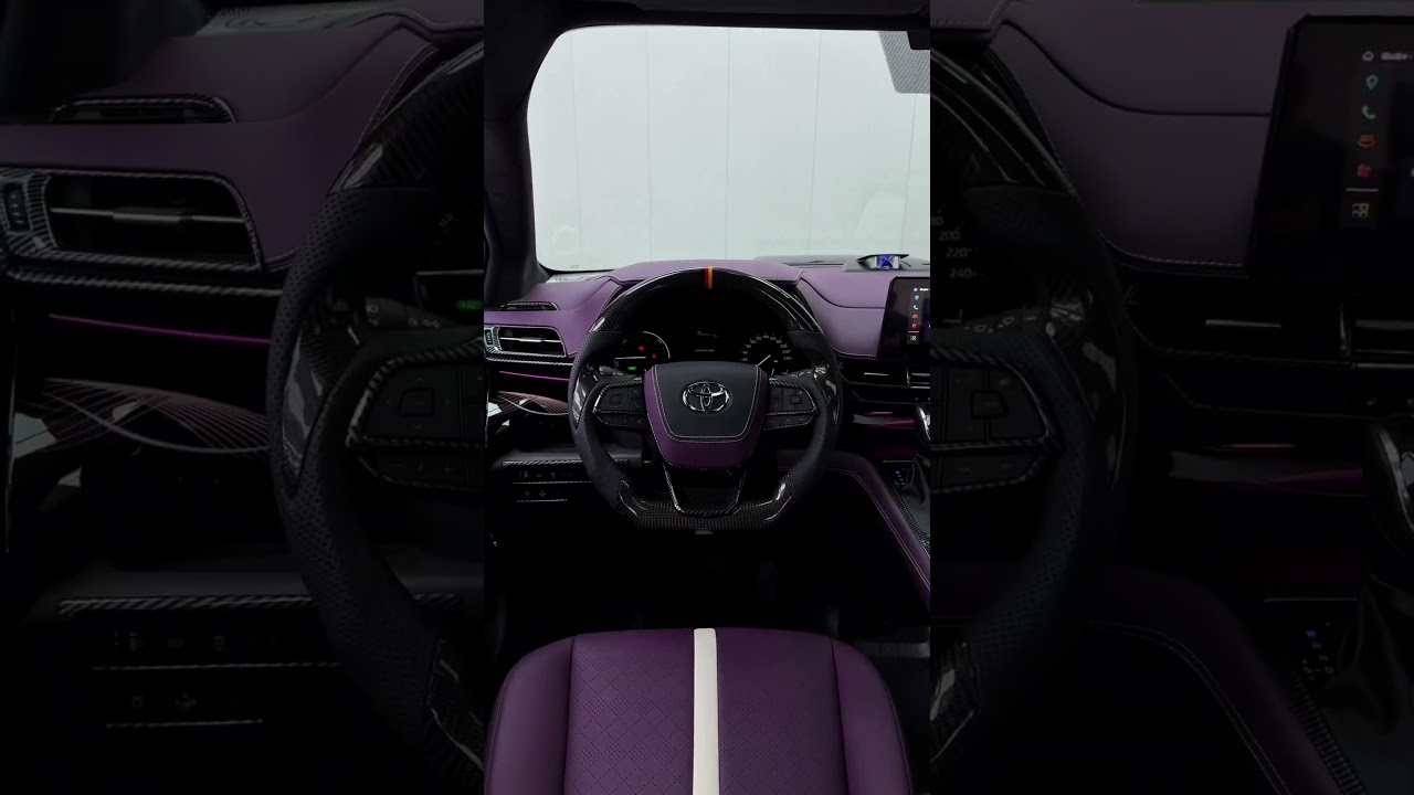 Роскошный минивэн Toyota Sienna S-VIP, переключается между 4 и 7 местами #автомобиль #суперкары #...