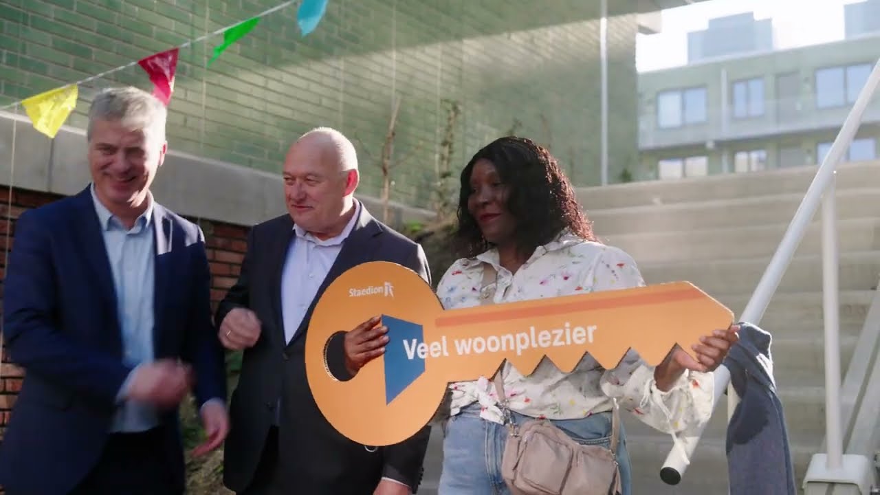 Feestelijke oplevering eerste 220 nieuwbouwwoningen Steenzicht