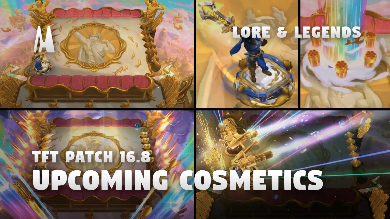 ALL UPCOMING COSMETICS | PBE PREVIEW | TFT 16.8
