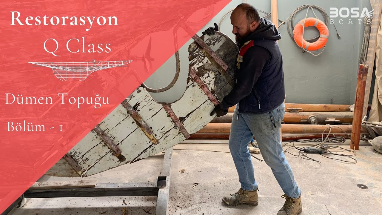 1972 Q CLASS YELKENLİ TEKNE RESTORASYONU - DÜMEN TOPUĞU