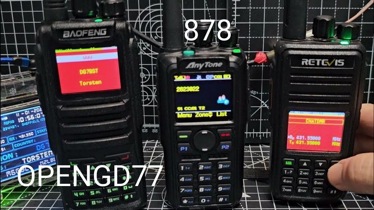 OpenGd77 & Anytone 878 DMR