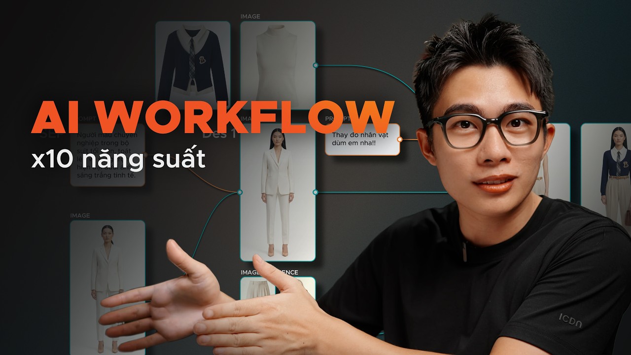 Chi&ecirc;u Kiểm So&aacute;t Ảnh AI Ho&agrave;n Hảo Từng Chi Tiết Bằng AI Workflow | QuạHD