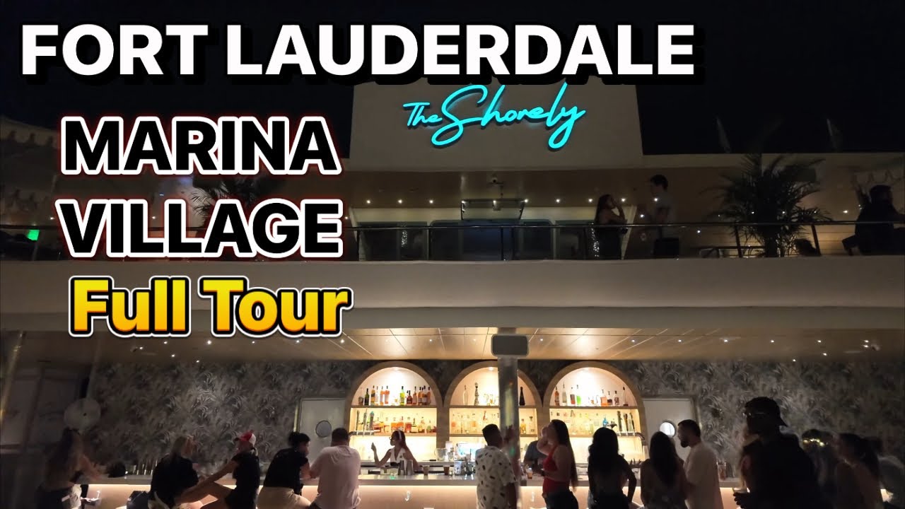 THE SHORELY MARINA VILLAGE FORT LAUDERDALE BEACH FULL TOUR 4K
