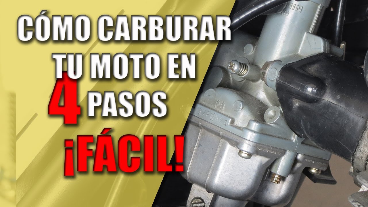 📌Cómo CARBURAR una MOTOCICLETA fácil 🚀2021