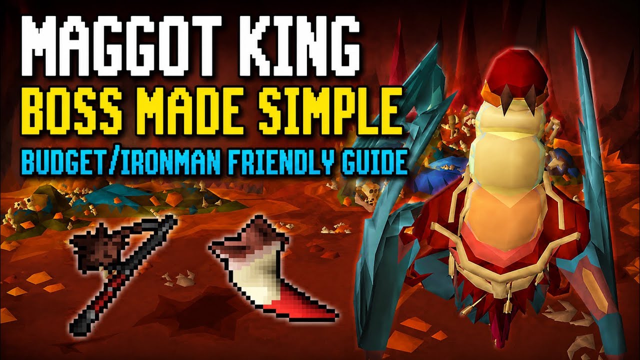 (OSRS) Maggot King Boss Simple Guide | Budget/Ironman Friendly | Raw Walkthrough