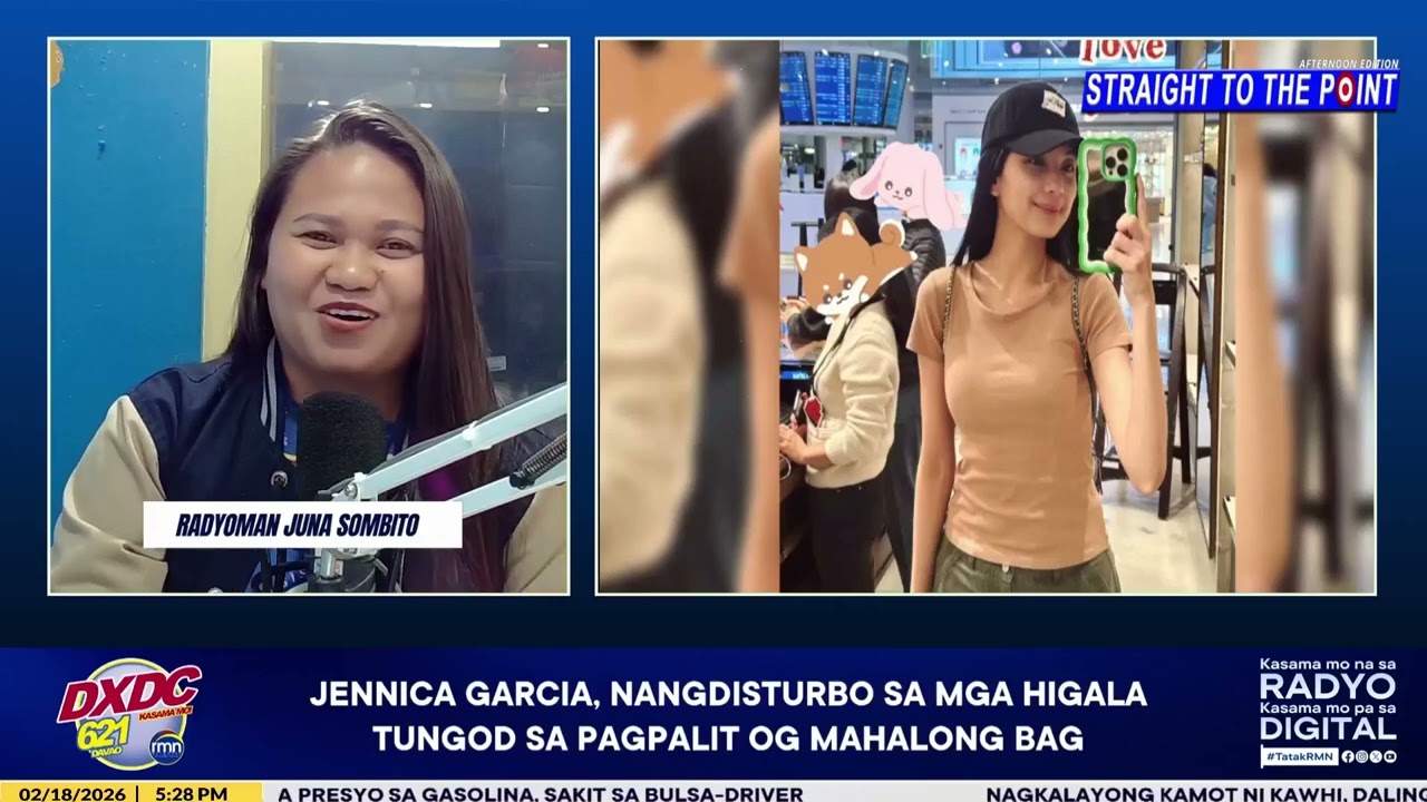 JENNICA GARCIA NANGDISTURBO SA MGA HIGALA TUNGOD SA PAGPALIT OG MAHALONG BAG