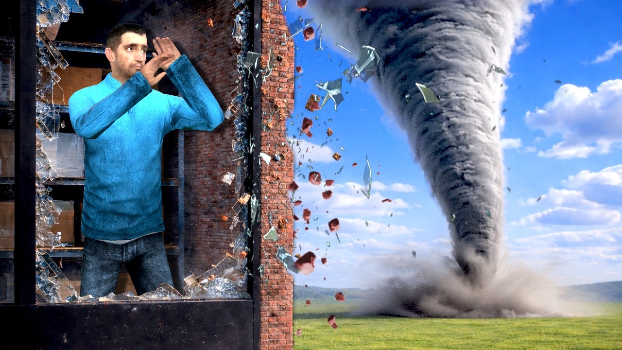 TORNADO DESTROYS OUR STORE! (Garry's Mod)