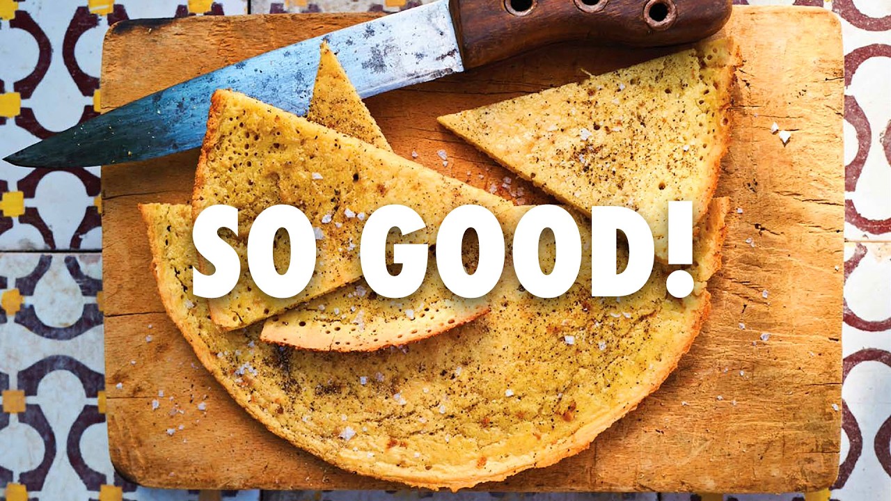 CHICKPEA PANCAKES - Northern Italy's Favorite Snack