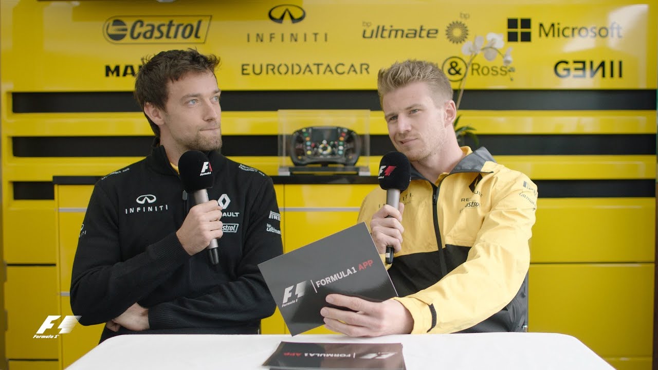Renault's Nico Hulkenberg And Jolyon Palmer | F1 Grill The Grid