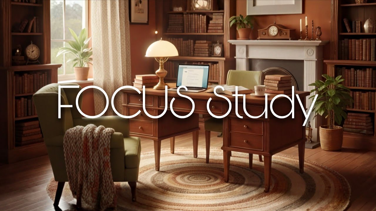Deep Focus Study Music | Calm Ambient Sounds for Concentration & Productivity