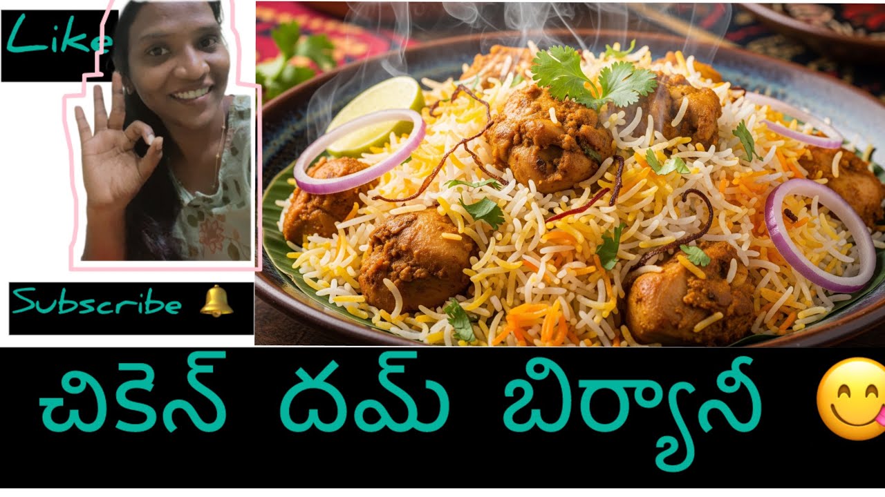 చికెన్ దమ్ బిర్యానీ 🍗#restuarantstyle #easyrecipe #chickendumbiryaniintelugu #subscribemychannel 🔔 