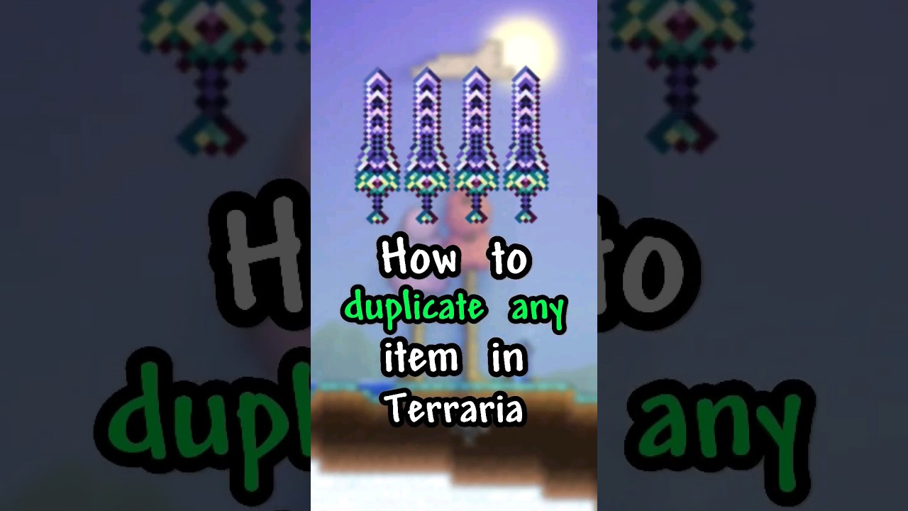 How to duplicate any item in Terraria (1.4.4)