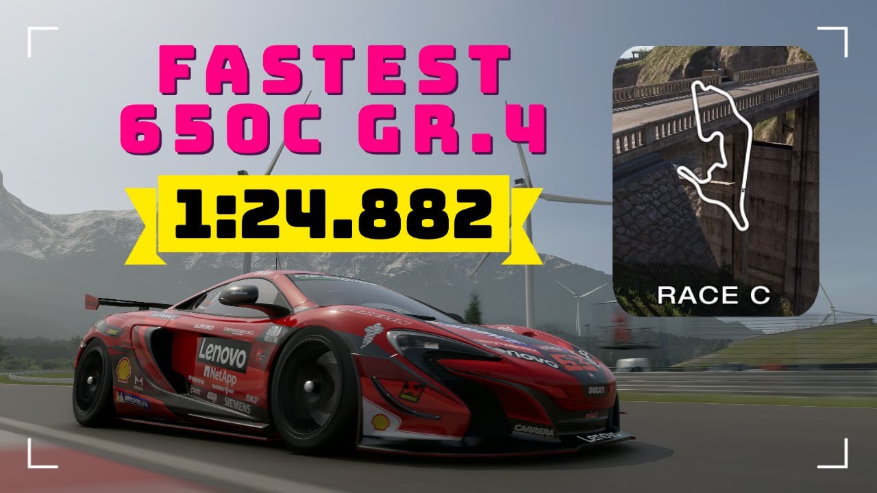 GT7 / Sardegna - Road Track - B / 1:24.882 / 650S Gr.4 / Daily Race B - W28'23