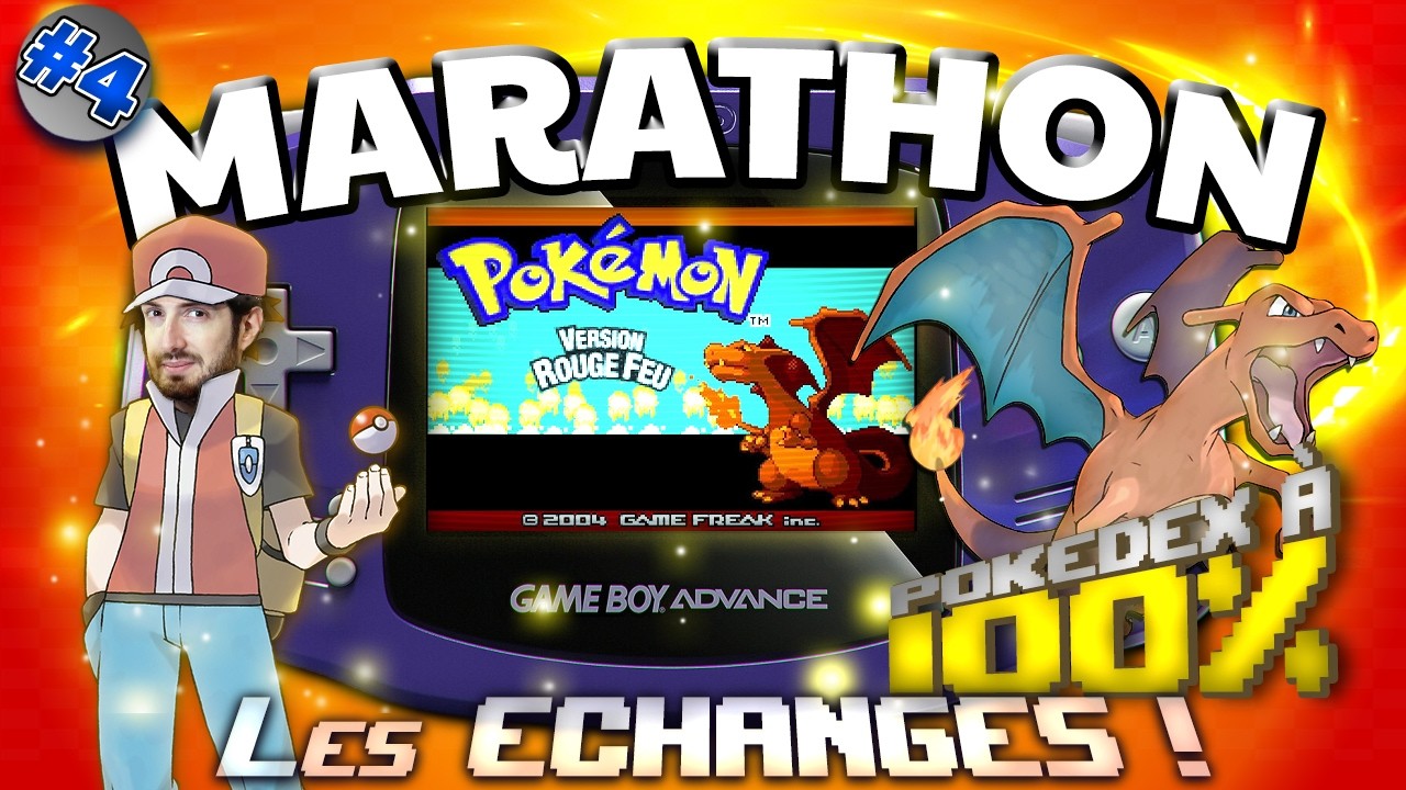🔥POKEMON ROUGE FEU sur CARTOUCHE GBA 🔥 On fait le 100% POKEDEX à l'ancienne !