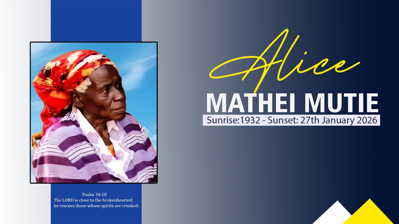 The Late Alice Mathei Mutie At Manza Kitise On 6th Feb 2026
