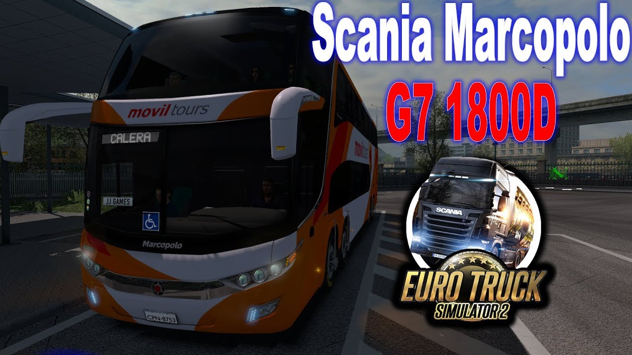 ETS2 1.34 | Bus Passenger Mod | Scania Marcopolo G7 1800D | ( G29 + Shifter + Wheel Cam )