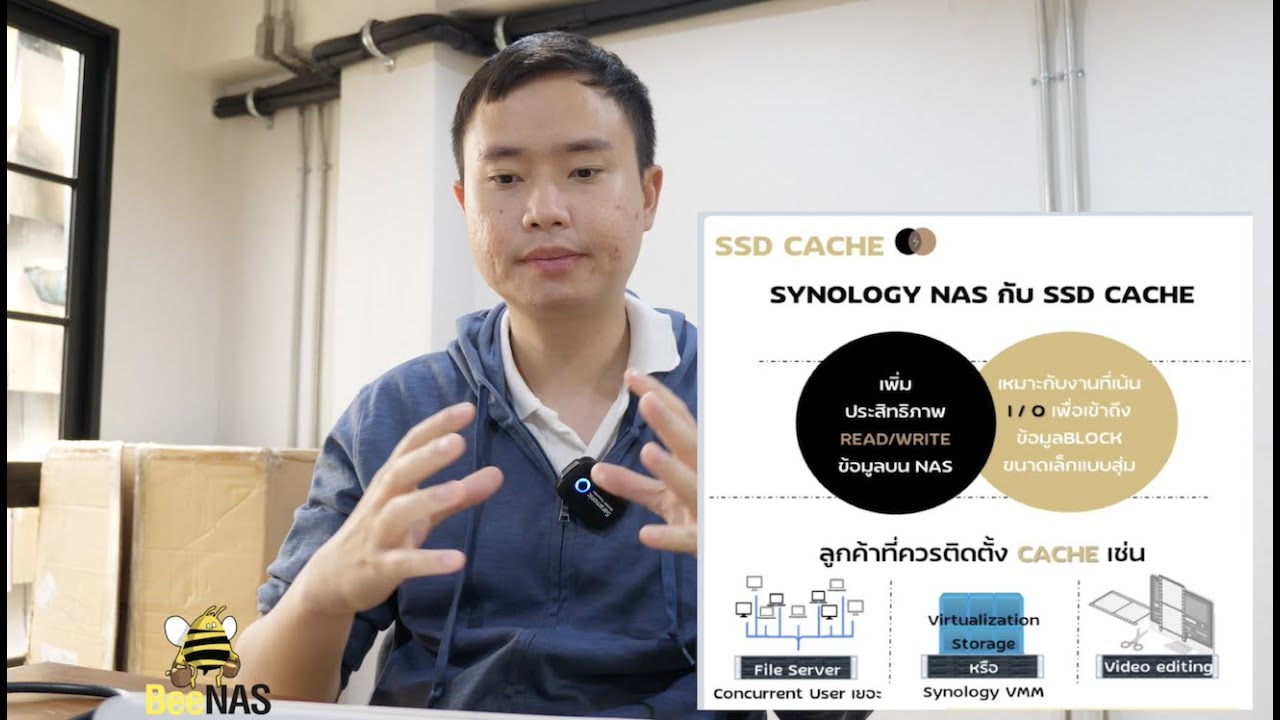 ใส่ SSD ใน NAS Synology เร็วขึ้นจริง Synology SNV3400-400GB