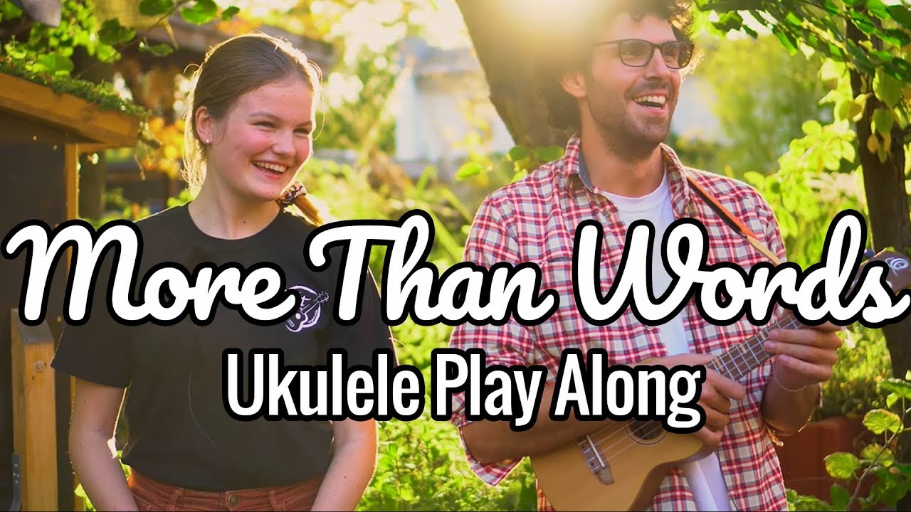 Extreme - More Than Words (Ukulele Cover / Play along / Tutorial)