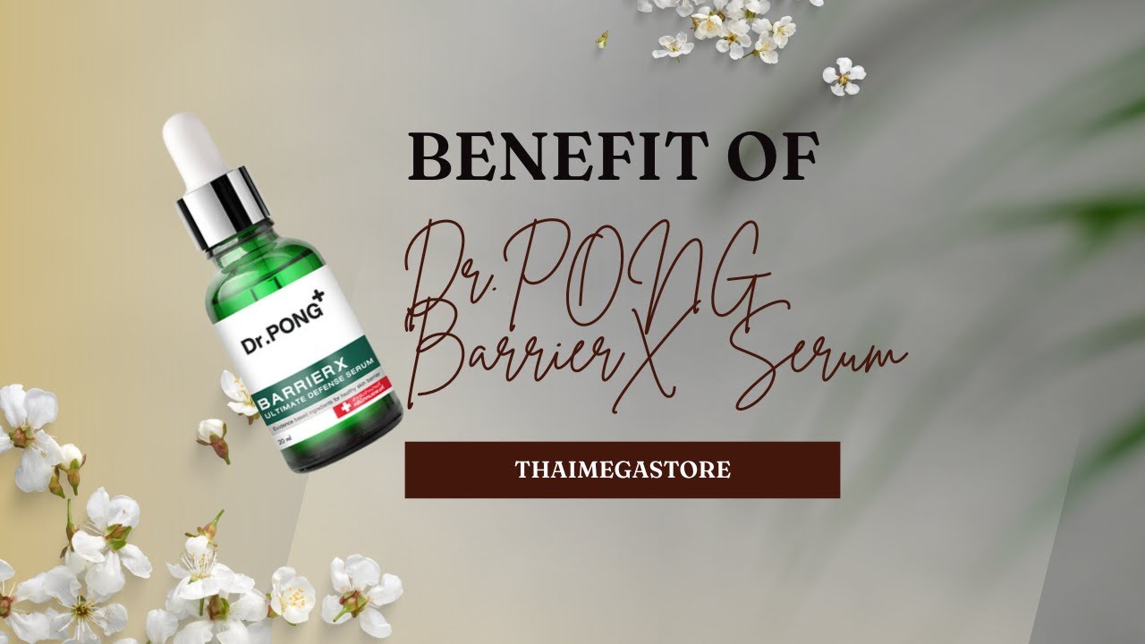 Dr.PONG BarrierX ultimate defense serum, an effective solution for sensitive skin concerns.