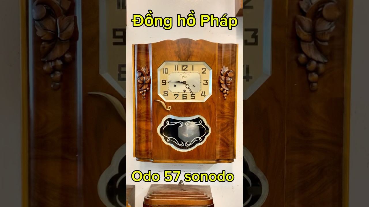 ODO 57 Sonodo - Đồng hồ quả lắc  Ph&aacute;p với &acirc;m thanh m&ecirc; hoặc