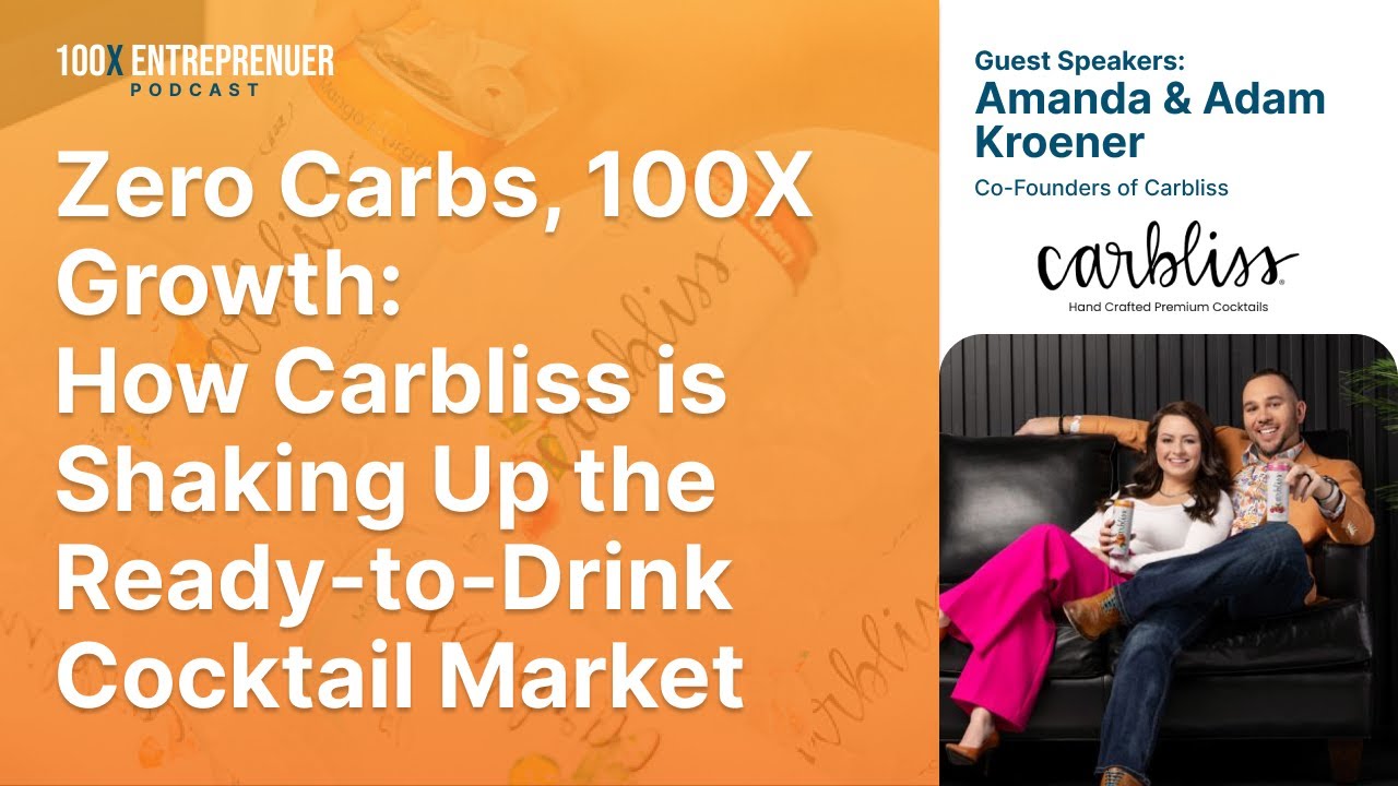 Zero Carbs, 100X Growth: How Carbliss is Shaking Up the Ready-to-Drink Cocktail Market