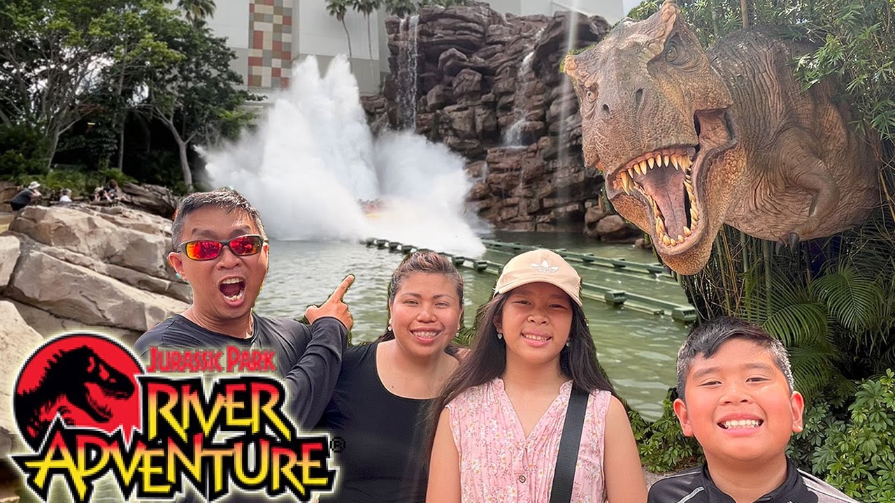 We Survived Jurassic Park River Adventure! 🦖🌊💦