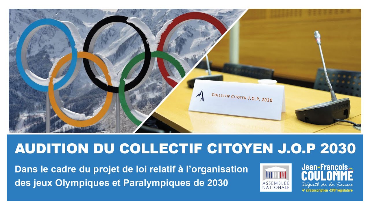 Audition du collectif citoyen JOP 2030