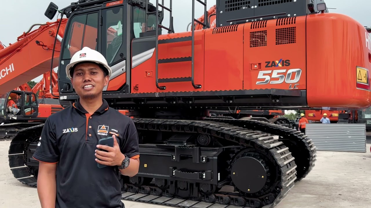 Launching - Introducing Hitachi Excavator 50ton class ZX550LC-7G 4m3
