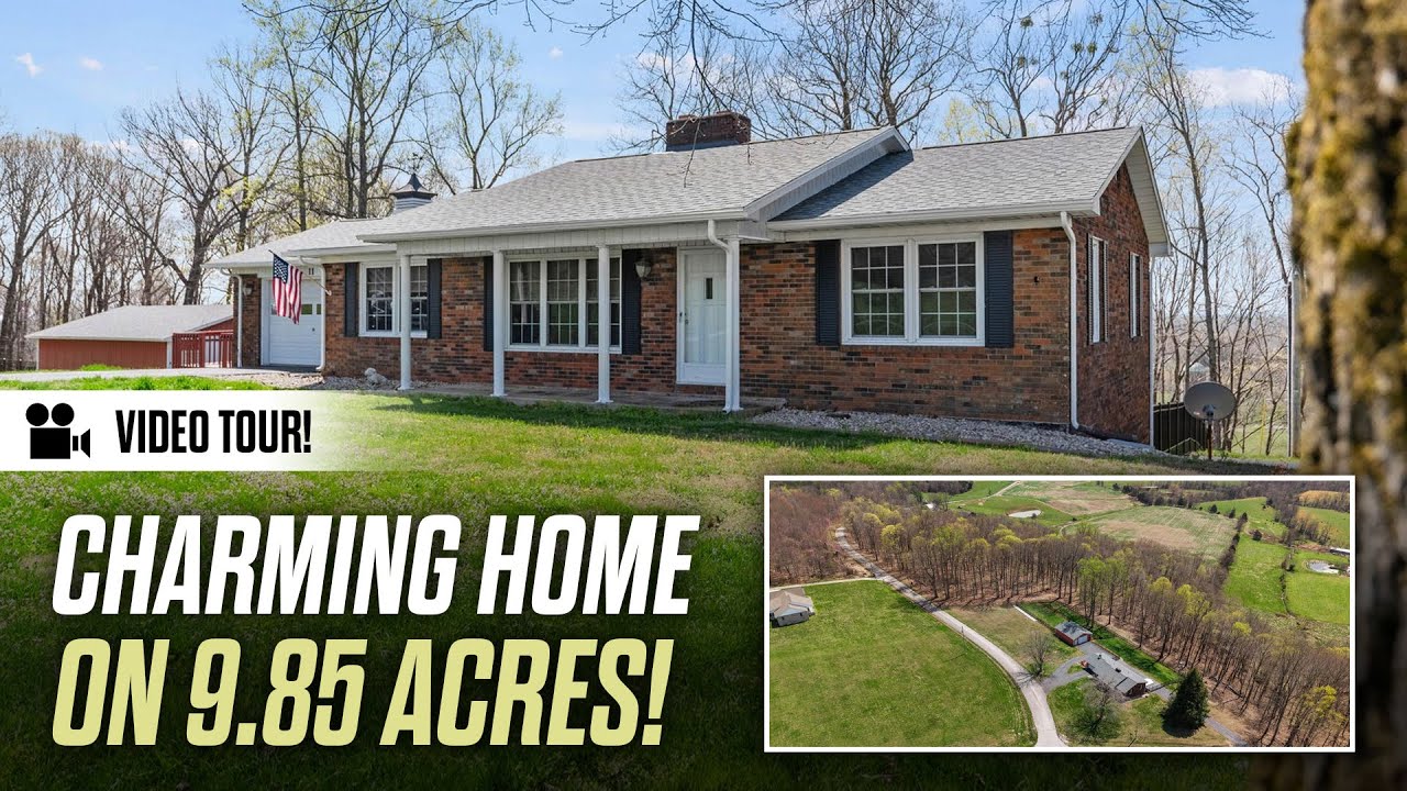 (SOLD) Charming Country Home on 9.85 Acres - Kentucky Homestead (SOLD)