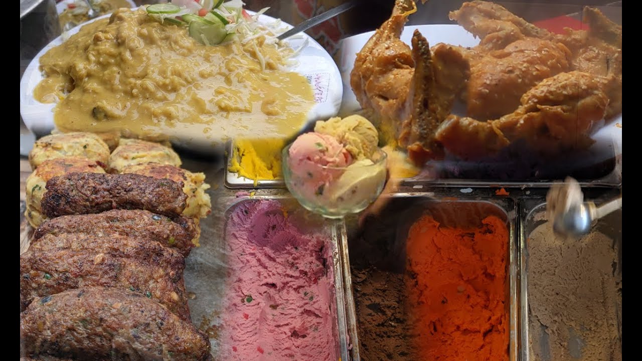 Steam roast in Lahore | 40Year old Food Street  in Hall Road  | Best  gola kabab and shami kabab